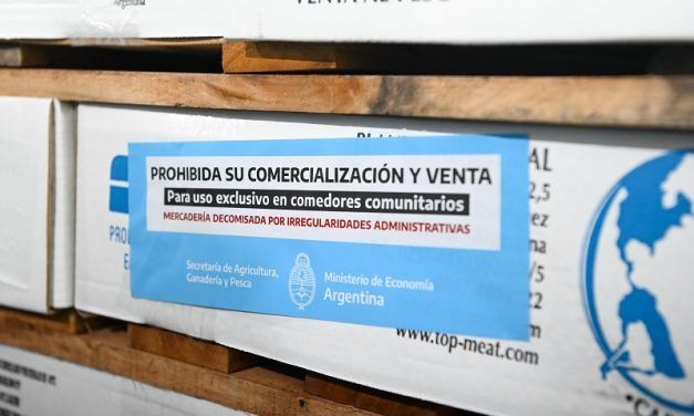 Agricultura ordenó el decomiso de 430 toneladas de carne que serán destinadas a comedores comunitarios