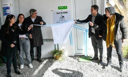 Inauguran sala de faena para aves y conejos en San Andrés de Giles