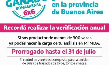 Se prorroga el plazo para la adhesión al Plan de Erradicación de ETS en bovinos