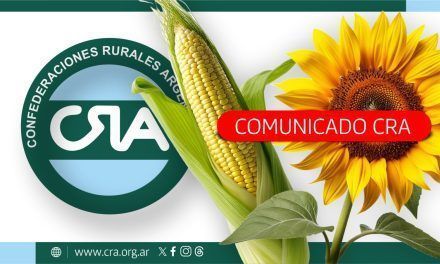 Comunicado de CRA sobre los derechos de exportación al maíz y girasol