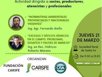 CARSFE ORGANIZA UNA JORNADA SOBRE PRODUCCIÓN SOSTENIBLE