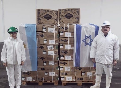 Primera exportación de carne con hueso a Israel