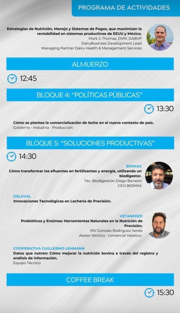 Programa del Seminario Internacional de Lechería 2