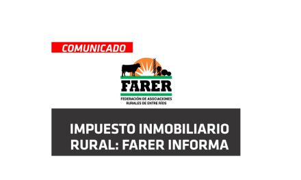 FARER INFORMA SOBRE EL IMPUESTO INMOBILIARIO RURAL