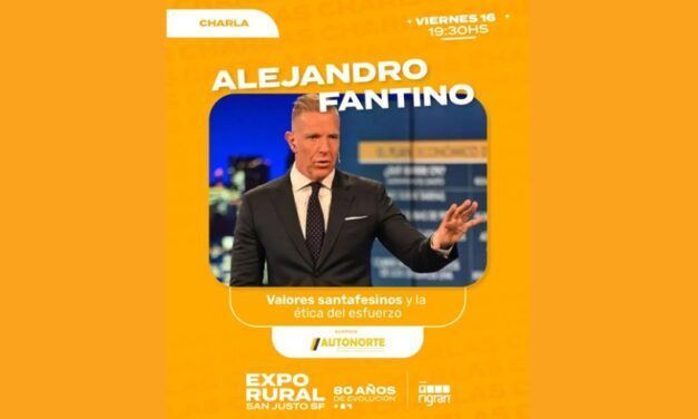 Alejandro Fantino estará en la Expo Rural San Justo 2024