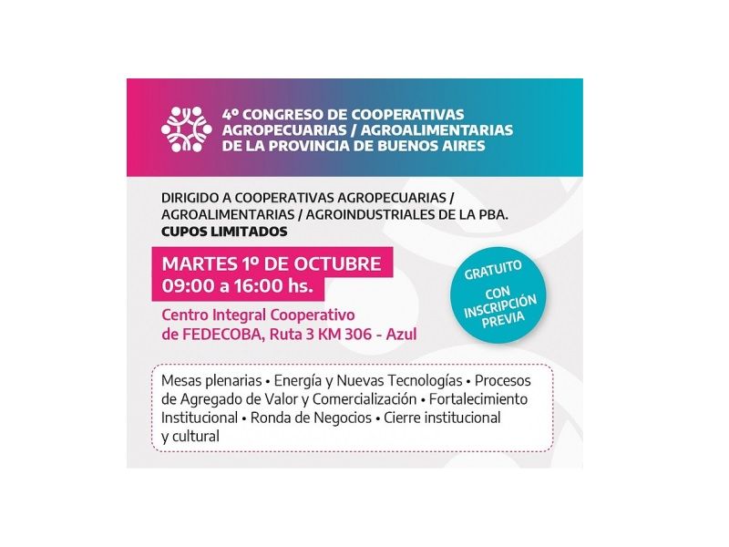 4to Congreso de Cooperativas Agropecuarias y Agroalimentarias