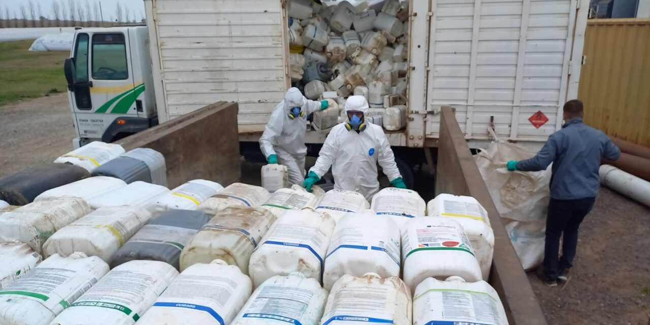 Construyen depósito para envases usados de fitosanitarios