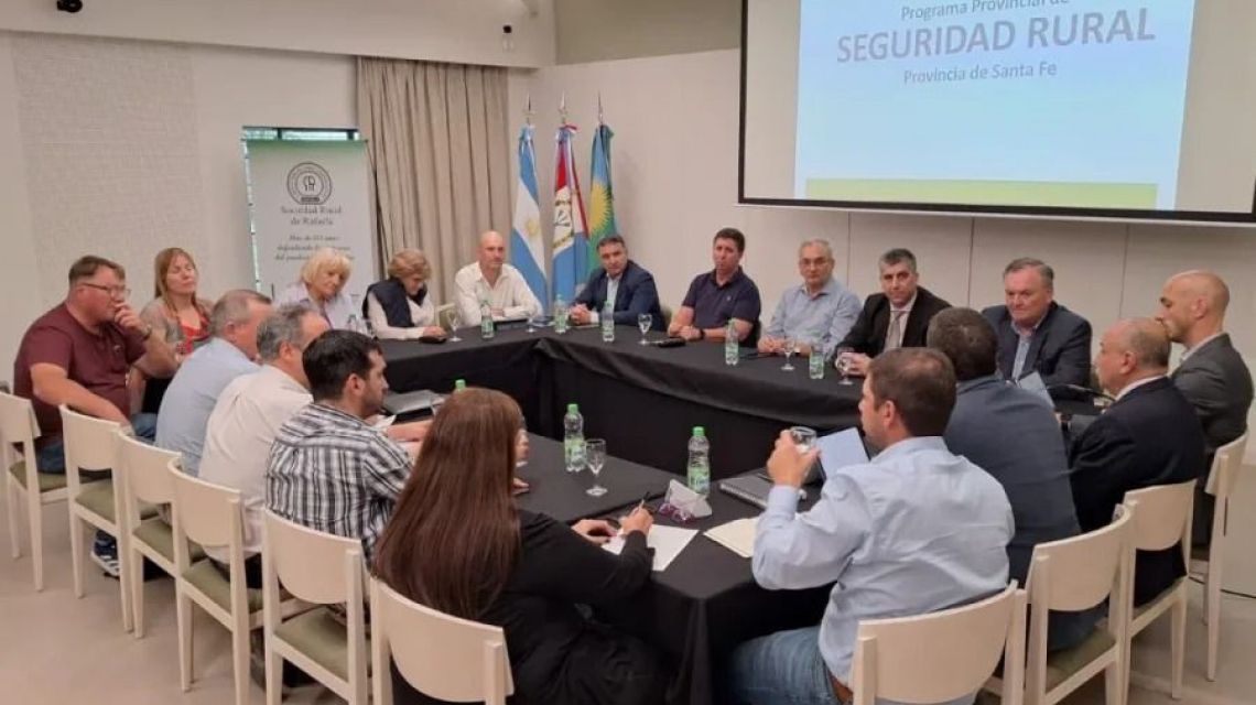 Mesas regionales de seguridad rural en Santa Fe