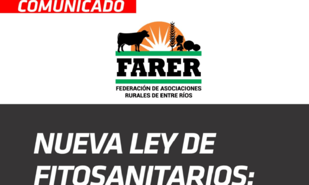Satisfacción por la nueva Ley de fitosanitarios en Entre Ríos