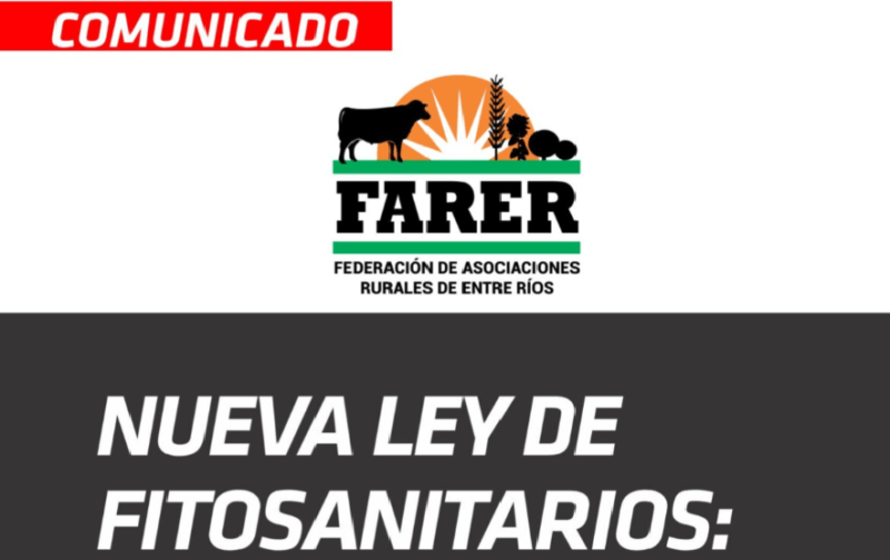 Satisfacción por la nueva Ley de fitosanitarios en Entre Ríos