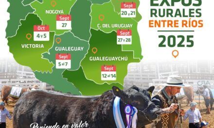 Calendario de exposiciones rurales entrerrianas 2025