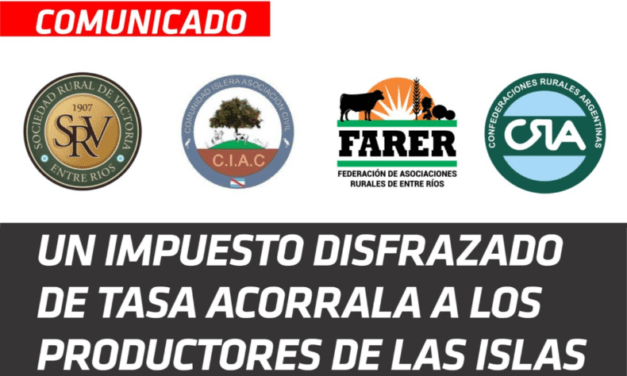IMPUESTO DISFRAZADO DE TASA EN ISLAS ENTRERRIANAS