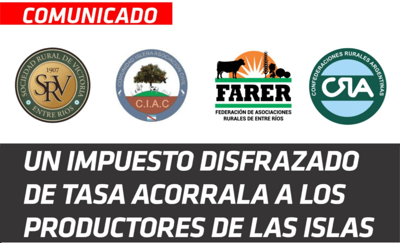 IMPUESTO DISFRAZADO DE TASA EN ISLAS ENTRERRIANAS