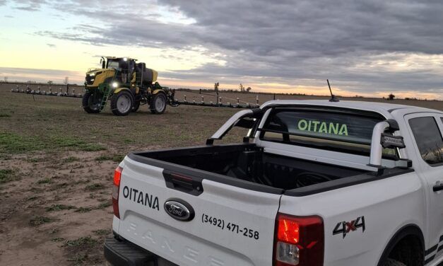Demostración a campo de pulverización con tecnología Caimán