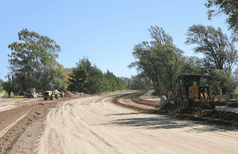 Obras de conservación en los caminos rurales de Córdoba