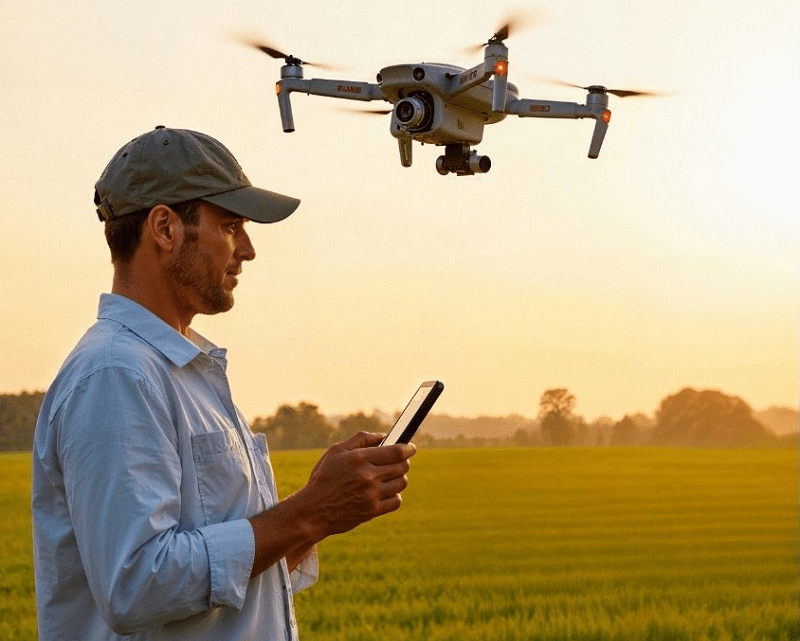 Capacitación clave para operarios de drones agrícolas