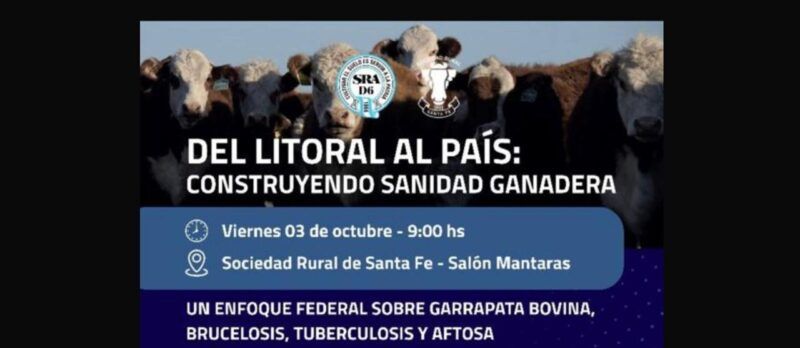 Sanidad Ganadera Federal: se presenta el nuevo Plan Antiaftosa” en Santa Fe