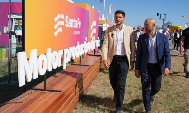 Pullaro en Expoagro defendió el modelo productivo santafesino