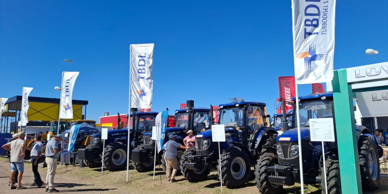 Sabbione exhibe en Expoagro la tecnología de Lovol y Mainero