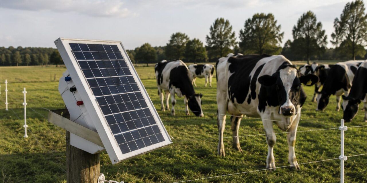 Peón lidera con sus cercas eléctricas solares