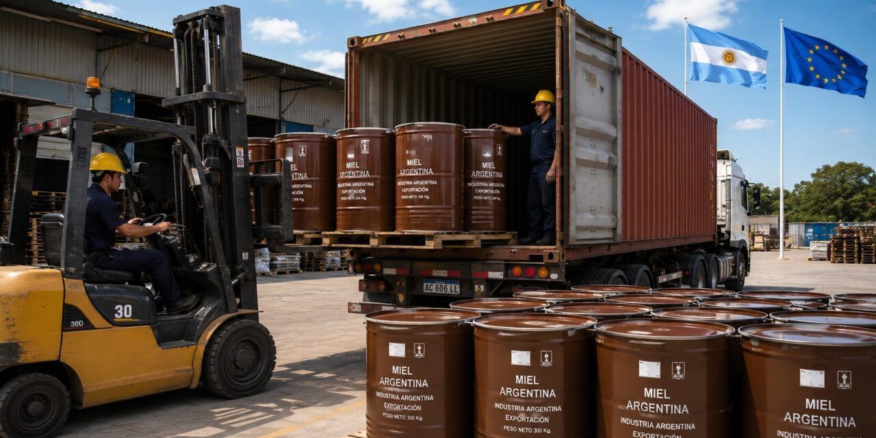 Primera exportación de miel sin aranceles a Europa