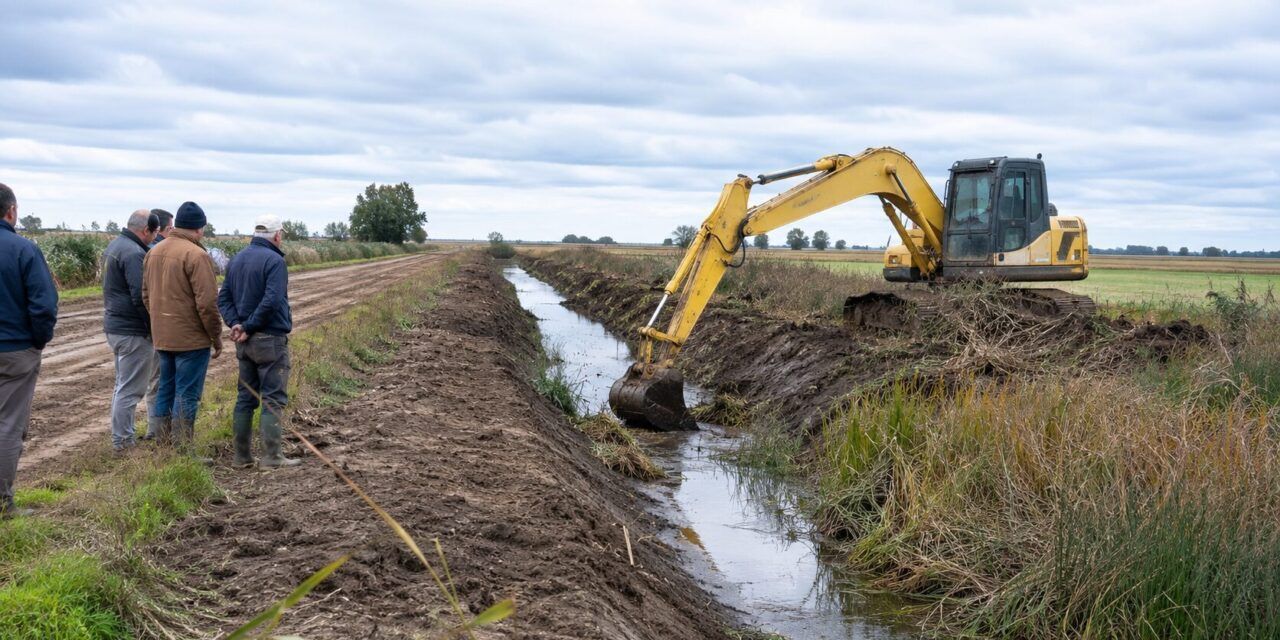 Obras hídricas en Santa Fe ante El Niño