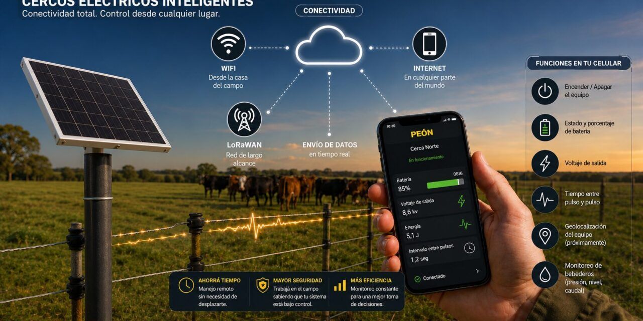 Cercos eléctricos inteligentes: la apuesta de Peón