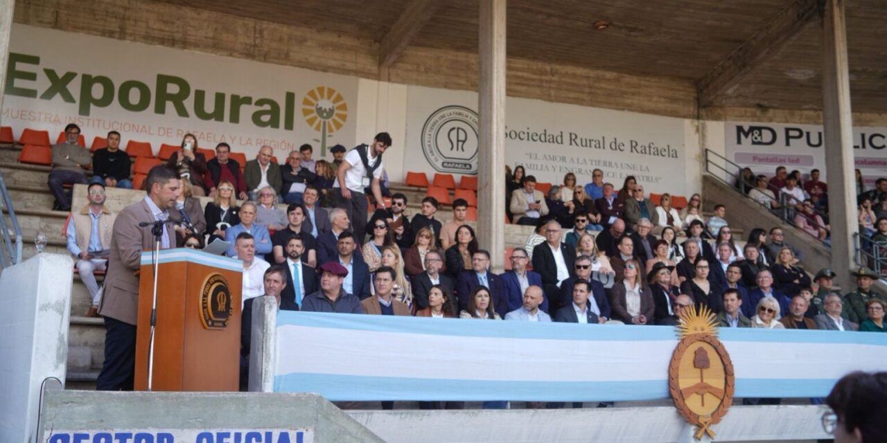 ExpoRural de Rafaela: Alassia reclamó menos impuestos y más crédito