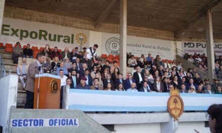 ExpoRural de Rafaela: Alassia reclamó menos impuestos y más crédito