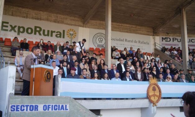 ExpoRural de Rafaela: Alassia reclamó menos impuestos y más crédito