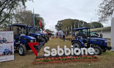 Sabbione presentó maquinaria y nuevas alternativas de financiación en la Expo Rural de San Justo